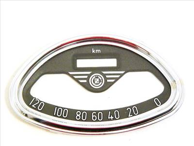 [JAWA / 250] - KILOMÉTER ÓRA ÜVEG⡄ CZ /120KM/H/